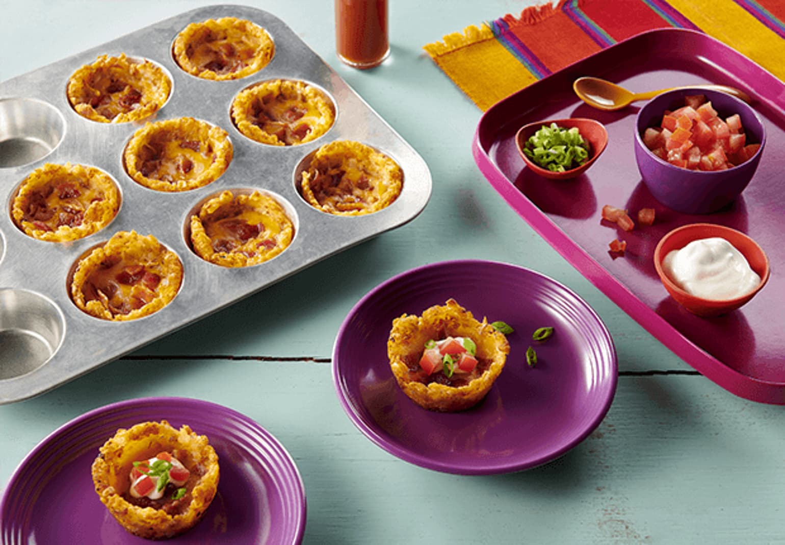 Cheesy Bacon Totcho Cups